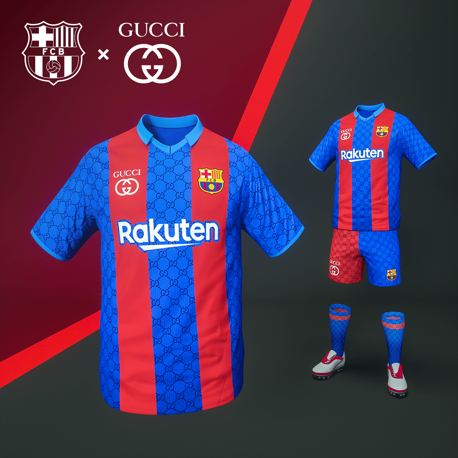 FC Barcelona X Gucci